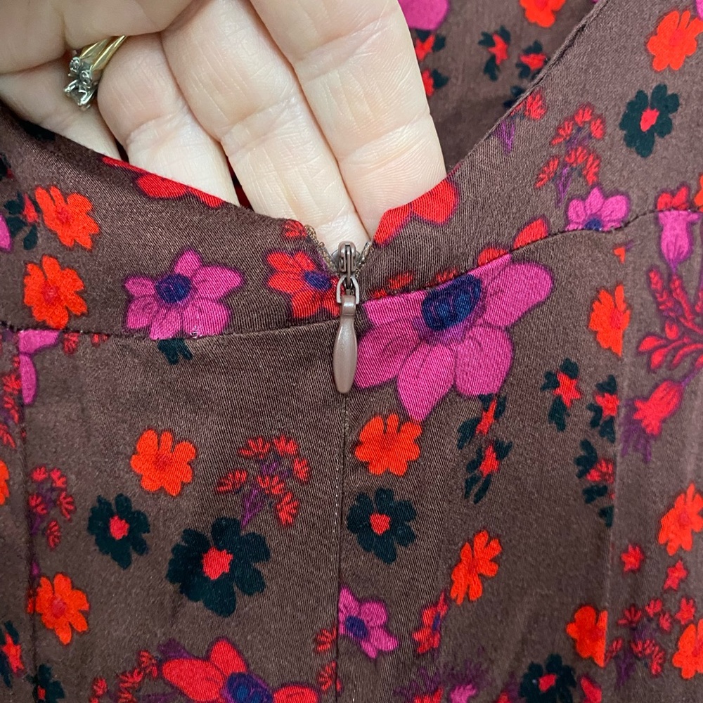NWT Free People floral skater mini dress - Picture 7 of 8